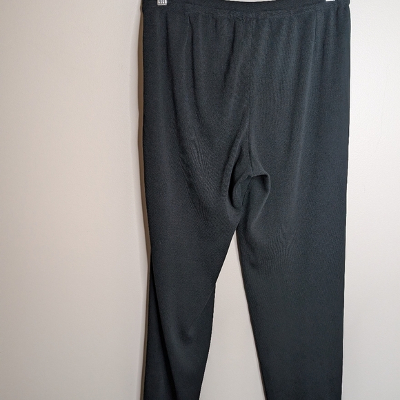 Ming Wang Black Knit Pants sz PL - Picture 3 of 6
